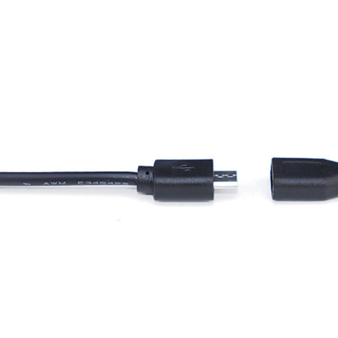 5PCS Micro USB Cable 2 Wire Pigtail Cable, Micro USB Male to Open-end, 30cm 12inch 22AWG 5V 3A DIY Power Charge Cable