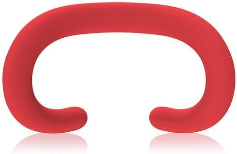 Silicone Eye Mask for Apple Vision Pro,Silicone Face Pad Cover,Sweat Proof, Light Leakage Proof,Replaceable VR Accessories (Red)