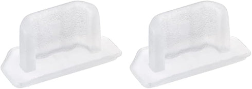 uxcell 20pcs Silicone Micro USB Cap Port Cover Anti Dust Protector 6.5mmx2.3mm Clear