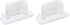 uxcell 20pcs Silicone Micro USB Cap Port Cover Anti Dust Protector 6.5mmx2.3mm Clear