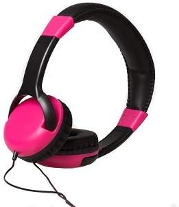Gabba Goods Kids Safe Sound Adjustable, Foldable 3.5mm Wired Over Ear Headphones with Printed Design