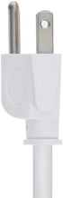 Monoprice Heavy Duty Power Cord | NEMA 5-15P to IEC 60320 C15, 14AWG, 8ft, 15A/1875W, 125V, White