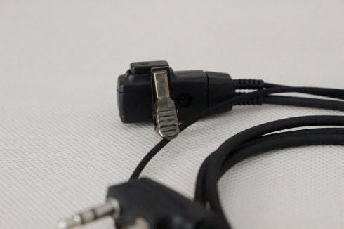 NSKI 2Pcs Air Acoustic Earpiece Headset for Two Way Radios - UV-5R UV-B6 BF-888S 2-Pin Jack