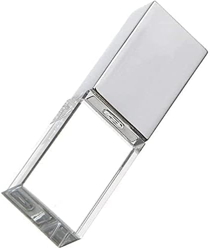 HONGPAS 3.0 (32GB) New Crystal Transparent Rectangle Genuine USB Flash Drive LED Lighting Memory Stick Birthday Wedding