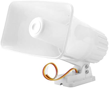 Siren Speaker, Wired Alarm Siren Horn, Car Alarm System, 150 Db DC12V Alarm Siren, Dual Tone for Home Security Alarm