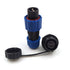 2Pin Aviation Connector Plug and Socket, Waterproof Power Connector, Panel Mount 13mm, IP67