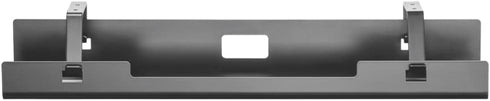 POUT Universal Wide Under Desk Cable Management Tray Organizer - 23.6 x 5.3 inch Sturdy Stylish Black Steel