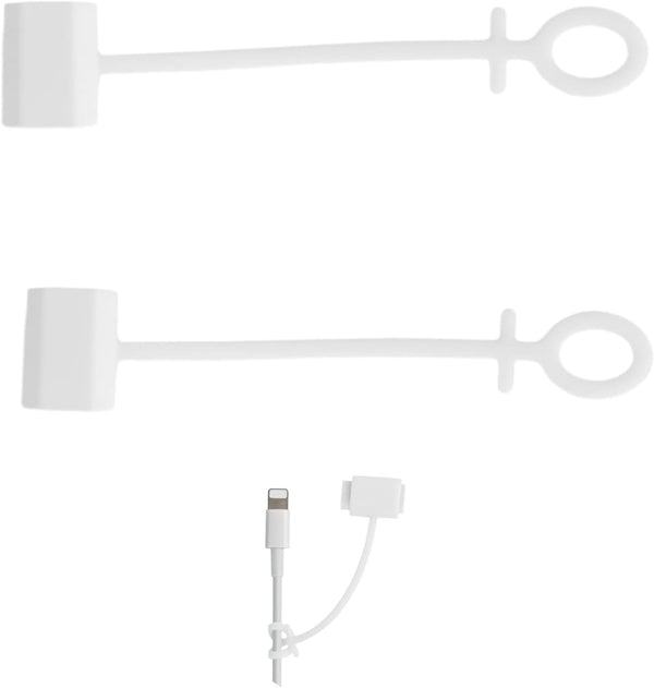 Silicone Anti-Lost Cable Tether for Apple Pencil 1st Gen, Charging Adapter, USB C to Lightning Adapter and More