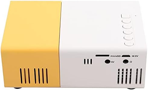 Mini LED Projector, Portable Private Home Theater Projector, 1080P HD Indoor & Outdoor Multi-Function Travel Projector