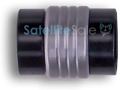 SatelliteSale Digital Toslink SPDIF Optical Female to Female Coupler PVC Black Adapter by SatelliteSale