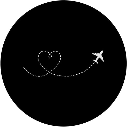 PopSockets Swappable PopGrip - Airplane Travel Jetset Vacation Flying Traveler