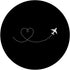 PopSockets Swappable PopGrip - Airplane Travel Jetset Vacation Flying Traveler