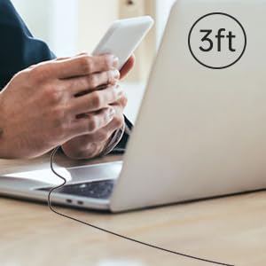 Kuulaa 7pin Magnetic Charging Cable 2Pack, 3FT 540° Rotating Magnetic Phone Charger Cable with 3A Fast Charging