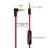 Replacement Audio Cable Cord with In-line Microphone for Beats Solo 2, Solo 3, Studio 3, Pro, Detox, Wireless, 4.6 FT