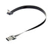NFHK Up Angled USB 2.0 Type-A Male to Micro USB 5Pin Cable - 100CM for FPV & Disk & Phone