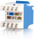 C2G 03796 Cat5e RJ45 Unshielded Keystone Jack, Blue