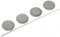 Replacement Headphone Filters for Powerbeats Wireless Earbuds (2 Pair, Silver)