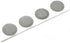 Replacement Headphone Filters for Powerbeats Wireless Earbuds (2 Pair, Silver)