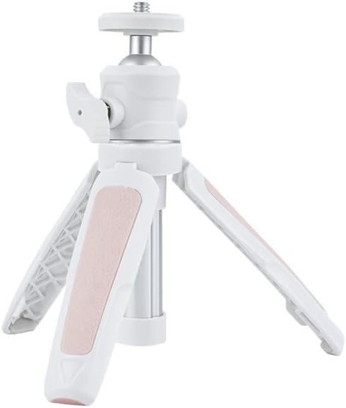 Wurkkos Mini Telescopic Tripod, Handheld Stand with 360 Flexible Ball Head and 1/4"