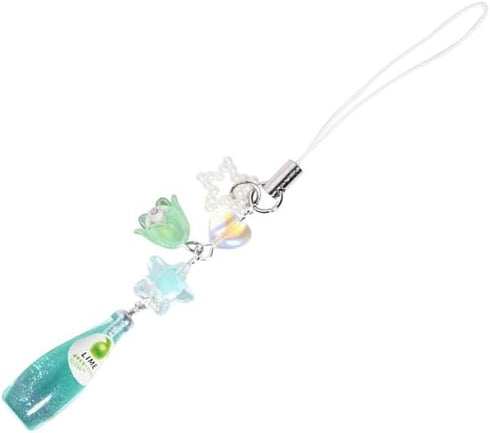 JSGHGDF Backpack Crystal Bead Water Bottle Charm Pendant Keychain Star Flower Beaded Phone Lanyard Lightweight Pendant