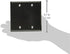 Seismic Audio Stainless Steel SA-PLATE15 Blank Gang Wall Plate