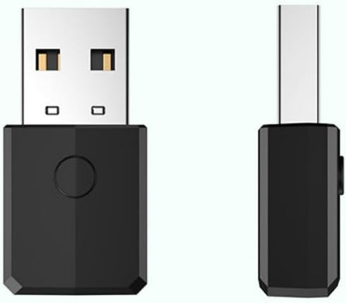USB Bluetooth 5.0 Transmitter Receiver, 4-in-1 Mini Wireless Audio Adapter for TV PC Headphones Speakers