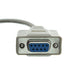 AYA DB9 (9-Pin) Female to DB25 (25-Pin) Male Serial Null Modem Cable (10 Ft)