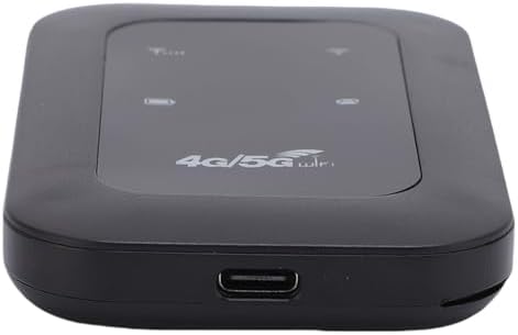 Zunate 4G 5G 300Mbps 10 3200mAh LTE Mobile WiFi Hotspot for Travel, High Speed Portable Router, Supports Devices, SIM