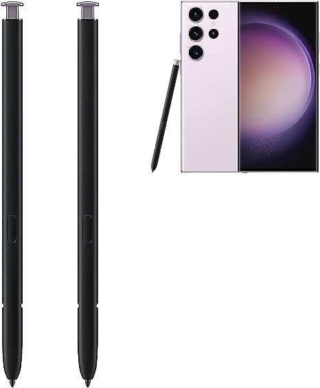 2 Pack Galaxy S23 Ultra Pen Replacement without Bluetooth for Samsung Galaxy S23 Ultra 5G (Lavender)
