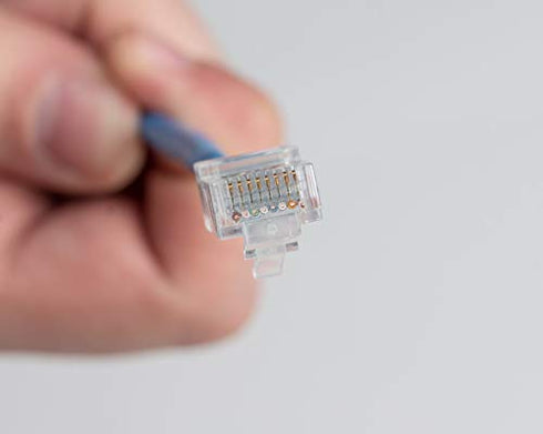 Jonard Tools RJ45-5100 CAT5e RJ45 Pass-Through Connectors for Network Cables (Pack of 100)