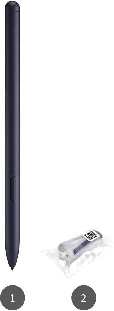 Book Pro 360 S Pen Replacement for Galaxy Book Pro 360 Laptop All Versions - Touch Stylus Pen with Tips (Black)