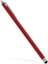 BoxWave Stylus Pen Slimline Capacitive for iPad Mini 1st Gen - Crimson Red, Slim Barrel Rubber Tip Stylus