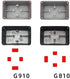 Pack of 2 CTRL Keycaps Replacement Key caps for Logitech G810 / G pro / G413 / G512 Keyboard Romer-G by LZYDD