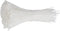 14 Inch Length Premium Grade Cable Zip Ties - 75 lbs TENSILE Strength - UV Weather Resistant, Heavy Duty Natural Clear