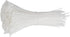 100 Natural Clear Cable Zip Ties - HEAVY DUTY, Premium Grade, UV Weather Resistant, 14 Inch Length, 75 lbs TENSILE