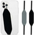 Universal Phone Grip Strap, Pack of 2, Reversible Hand Strap for Phone Cases, Comfortable Phone Loop Holder - Black &