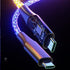 IHAO RGB USB A to Type C Fast Charging Cable, High Data Speed Light Up Colourful for All USB C Devices, 39 Inches