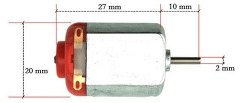 Lagogia 1.5-3V 15000RPM 130 (6 DC Micro Motor Mini Motor Electric Motor Round Shaft for RC Boat Airplane Toys Model DIY
