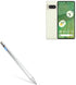 BoxWave AccuPoint Active Stylus Pen for Google Pixel 7 - Ultra Fine Tip Electronic Stylus, Metallic Silver