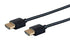 Monoprice High Speed HDMI Cable, Certified Premium, 4K@60Hz, HDR, 18Gbps, 6 Feet, Black - Ultra Slim Series