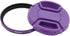 Vivitar 55mm UV Filter and Snap-On Lens Cap, Purple