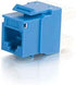 C2G 03796 Cat5e RJ45 Unshielded Keystone Jack, Blue
