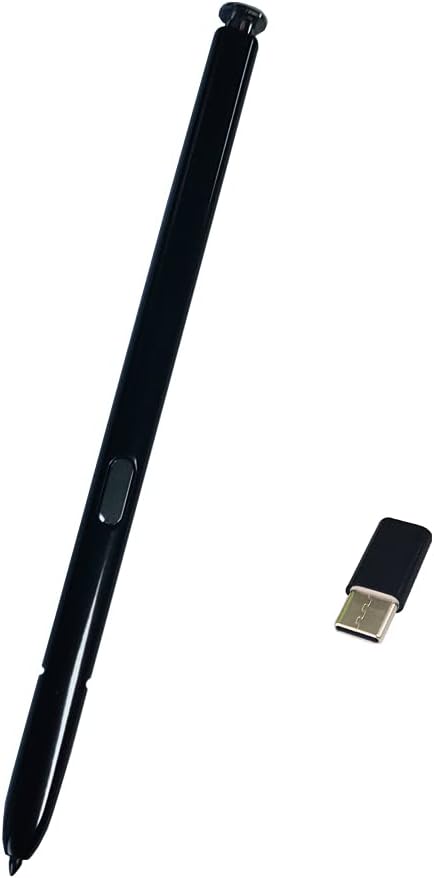 Galaxy Note 20 Stylus Pen Replacement for Samsung Galaxy Note 20 Ultra 5G, Touch S Pen with Type-C Adapter - Black