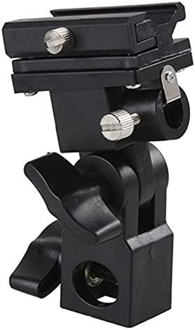 Leshareslect 1pc B-Type Flash Hot Shoe Bracket Tripod Umbrella Holder Swivel Light Stand