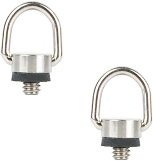 LannuMet 2 Pack D Ring Screw Hinged Holder 1/4"-20 Camera Fixing Screw with