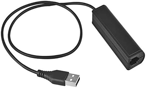 USB Adapter Cable to RJ9 Female for Jabra QD Headset GN1200, Connects to Computer, PC, Laptop, Mac, Softphone, Skype,