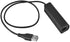 USB Adapter Cable to RJ9 Female for Jabra QD Headset GN1200, Connects to Computer, PC, Laptop, Mac, Softphone, Skype,