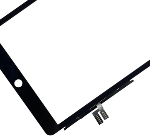 for iPad 9 10.2" 2021 Screen Replacement, for iPad 9th Generation A2602 A2603 A2604 A2605 Touch Screen Digitizer Glass Panel Lens Repair Kits(Not LCD) (Black,No Home Button)