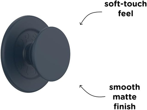 PopSockets Soft Touch Navy Magnetic Phone Grip & Stand for MagSafe