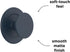 PopSockets Soft Touch Navy Magnetic Phone Grip & Stand for MagSafe